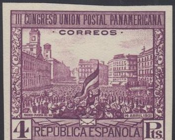 1931 Spain 4P Congreso Postal